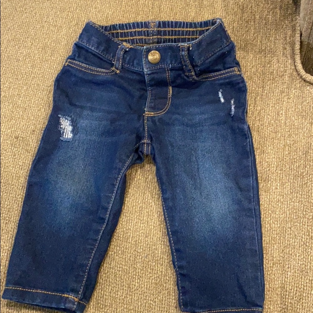 Baby girl blue jeans